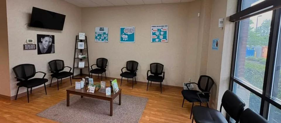 Waiting area at Dentist in Concord